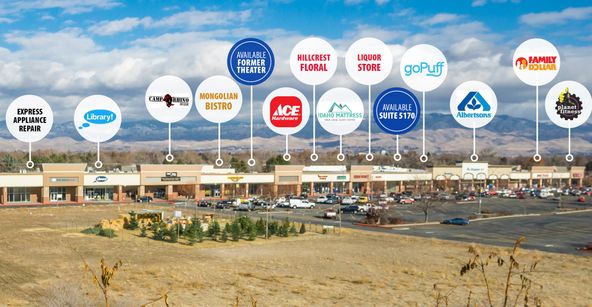Hillcrest Shopping Center: 5100-5350 Overland Road, Boise, ID 83705